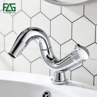 flg bathrom faucet for sink hot cold water tap contemporary 360 degree rotate brass tap single lever wash basin faucet torneira