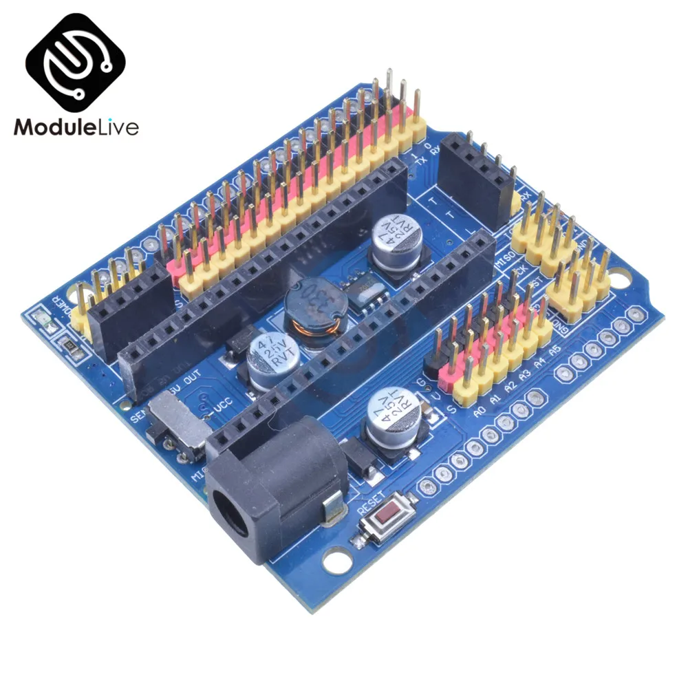 Плата расширения Micro Sensor Shield Module для Arduino Nano v3.0 3 0 I/O IO R3 Leonardo one | Инструменты