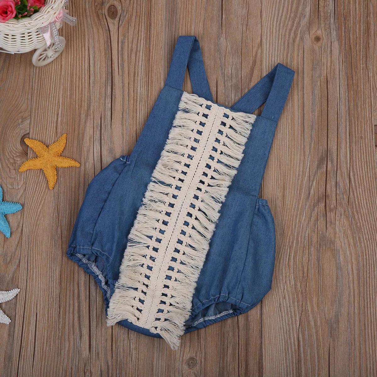 Комбинезон джинсовый для девочек 3-24 месяцев хлопок 2017 Одежда младенцев pudcoco |