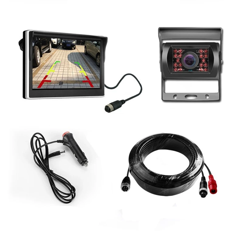 5 &quotHD Автомобильный монитор заднего вида цветной ЖК дисплей TFT экран для