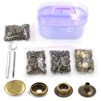 100 sets metal snaps tools fastener buttons rivet 1215 mm jacket clothing accessories sewing repair buckle