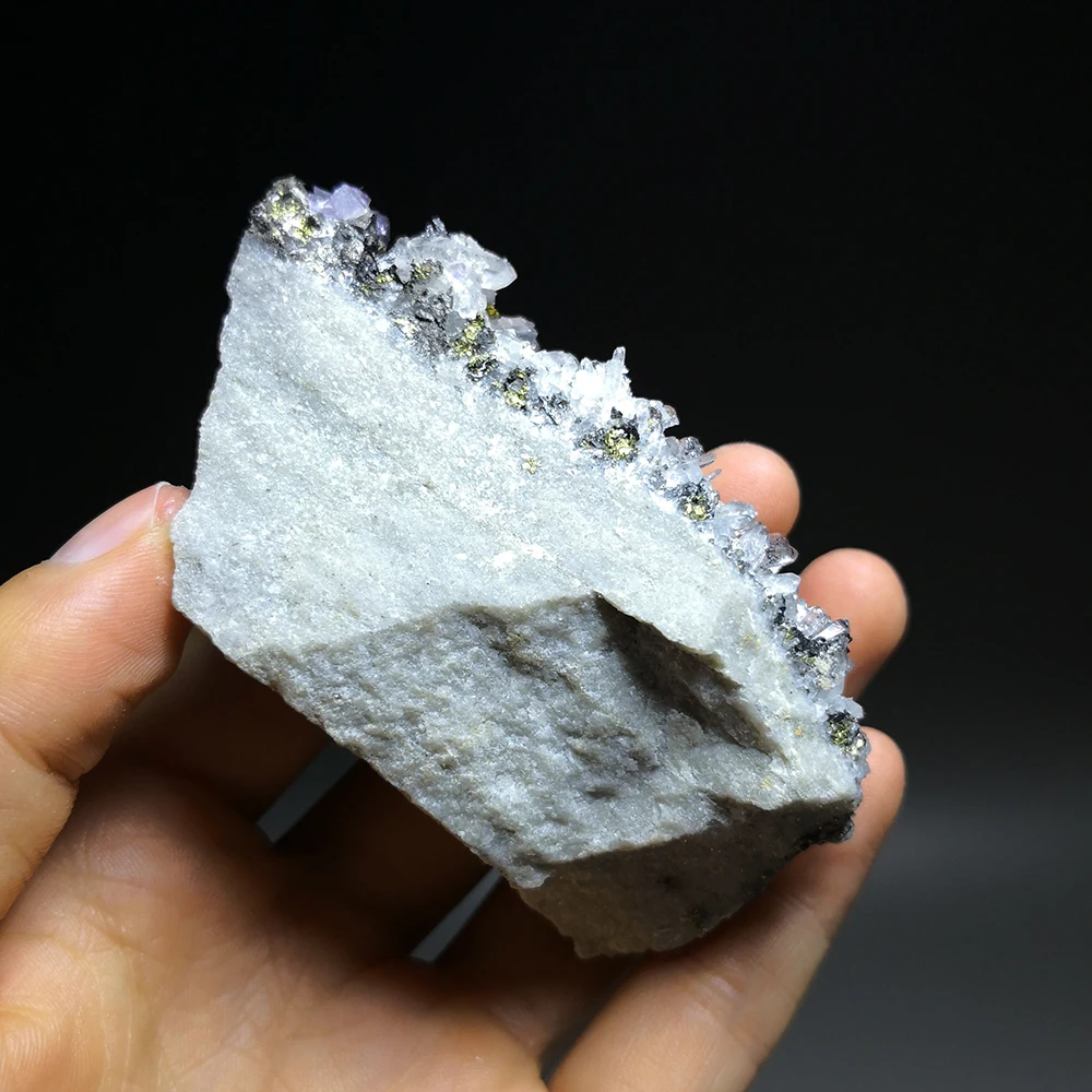 181 г натуральный белый хрусталь arsenopyrite редкая руда уникальный минеральный B748