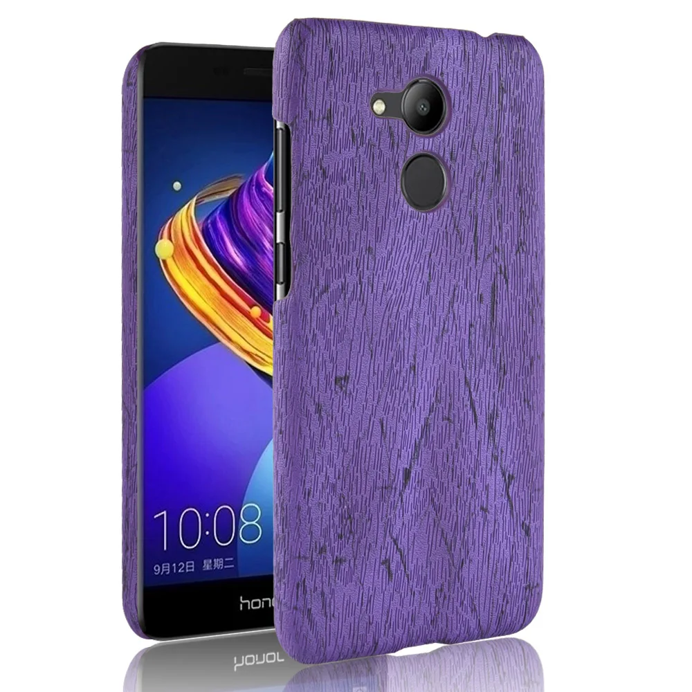 Чехол для Huawei Honor V9 Play Жесткий ПК + искусственная кожа Ретро стиль деревянный