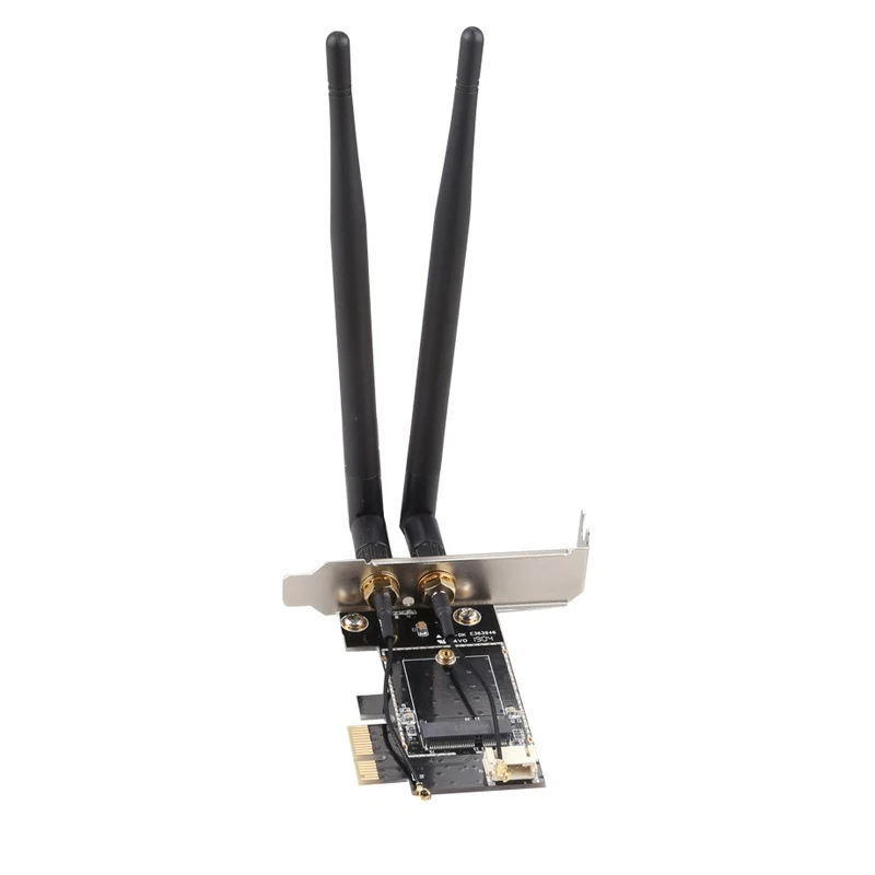 DIEWU Настольный беспроводной WiFi Bluetooth сетевой адаптер PCIe к M.2 карта расширения wifi адаптер M.2 NGFF