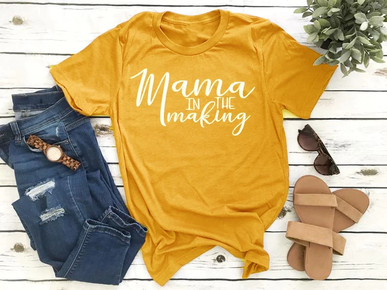 I Love Mama в котором он берет Графический Футболка Tumblr подарок для мамы чтобы быть