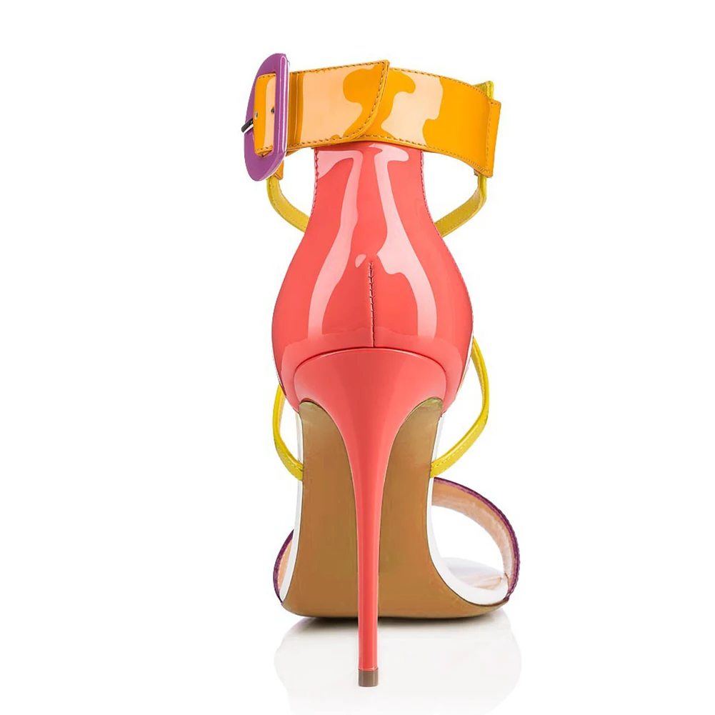 Фото Aiyoway 2019 Spring Women Shoes Peep Toe High Heels Sandals Ankle Buckle Cross Strap Ladies Wedding Party Black Red White Обувь Aiyoway 2019 Spring Women Shoes Peep Toe High Heels Sandals Ankle Buckle Cross Strap Ladies Wedding Party Black Red White Обувь
