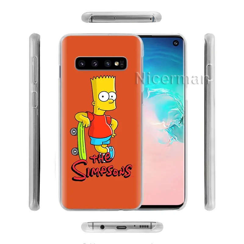 Чехол для телефона для samsung Galaxy S10e S10 S8 S9 плюс S6 S7 край A40 A50 A70 M20 крышка Гомер J. Симпсон жесткий поликарбонатный чехол