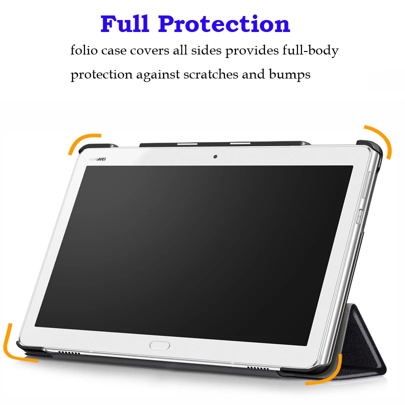 Чехол Funda для HUAWEI Mediapad M3 Lite 10 0 1 &quot2017 чехол из полиуретановой кожи планшета