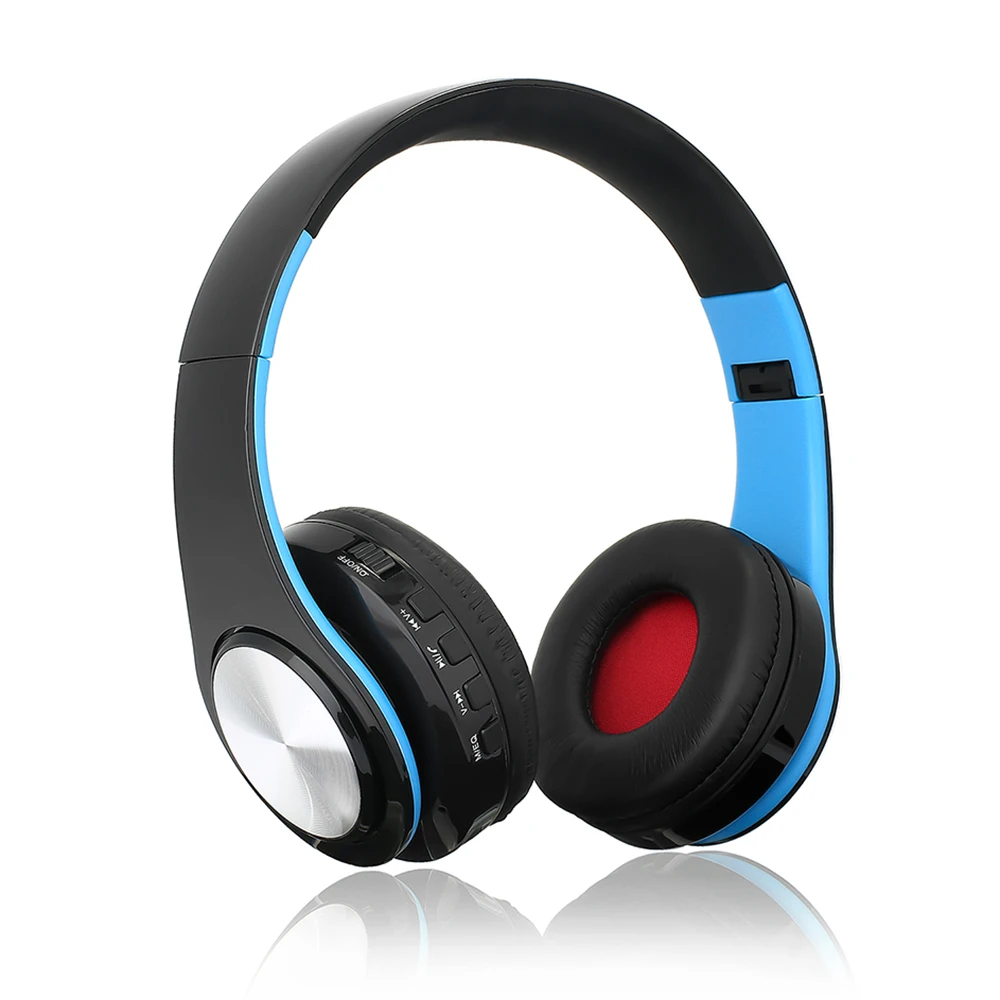 Складные беспроводные наушники Bluetooth стереонаушники с микрофоном игровые