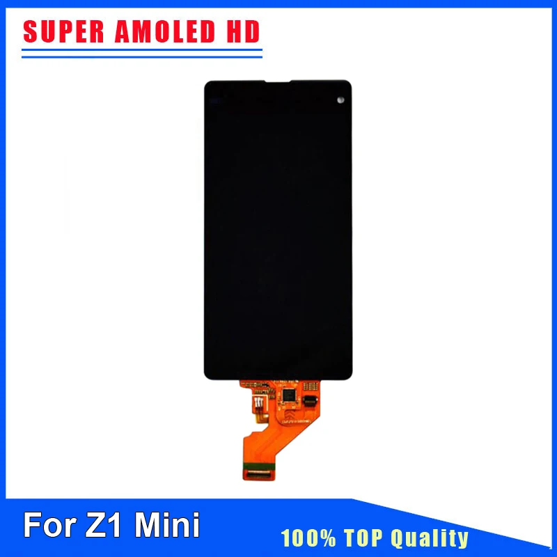 100% тестирование для sony Xperia Z1 мини LCD экран Дисплей с Сенсорный планшета
