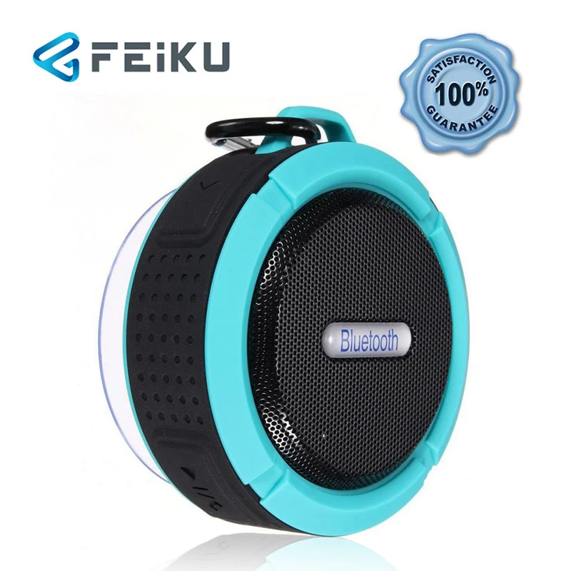 FEIKU синий Bluetooth Душ динамик беспроводной новый C6 Мини Портативный с вызовами Handsfree