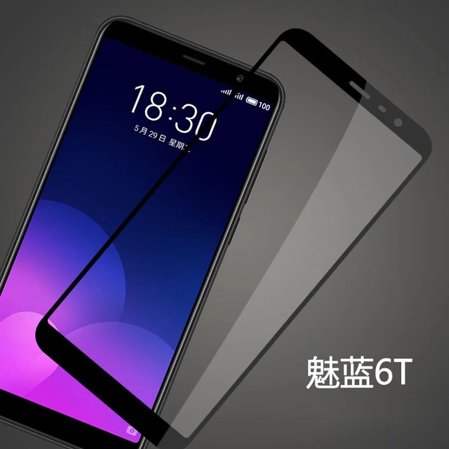 Стекло для Meizu M5 M6 Note Pro 7 Plus E2 E3 M5s M6s M6T M5c Tempered Glass 9 H 2.5D полное покрытие экрана