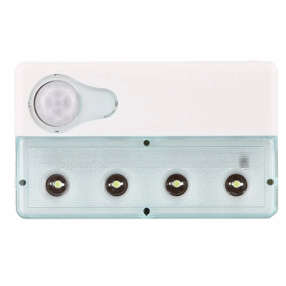 LumiParty Мини светодиодный ночник 4LED АВТО инфракрасный PIR свет супер тонкий авто
