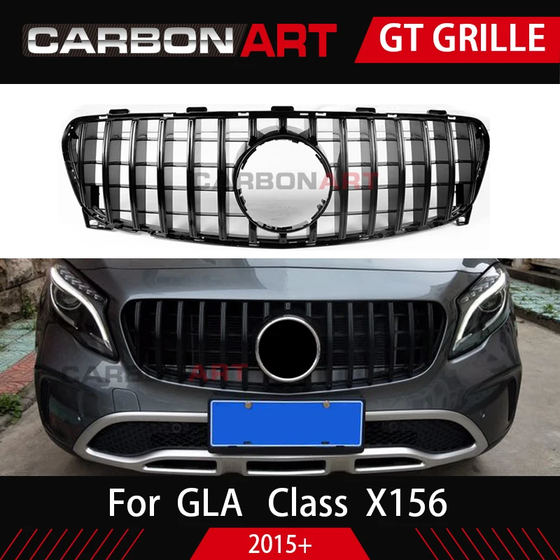 GLA X156 Авто Передняя решетка Подходит Для Mecedes подтяжка лица GLA X156 класс GLA200 GLA250 GLA260 сетка гоночная решетка