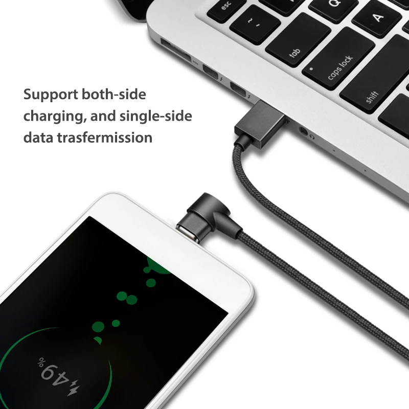 Sindvor USB Type C L нейлоновая оплетка Магнитный зарядный кабель для передачи данных Huawei