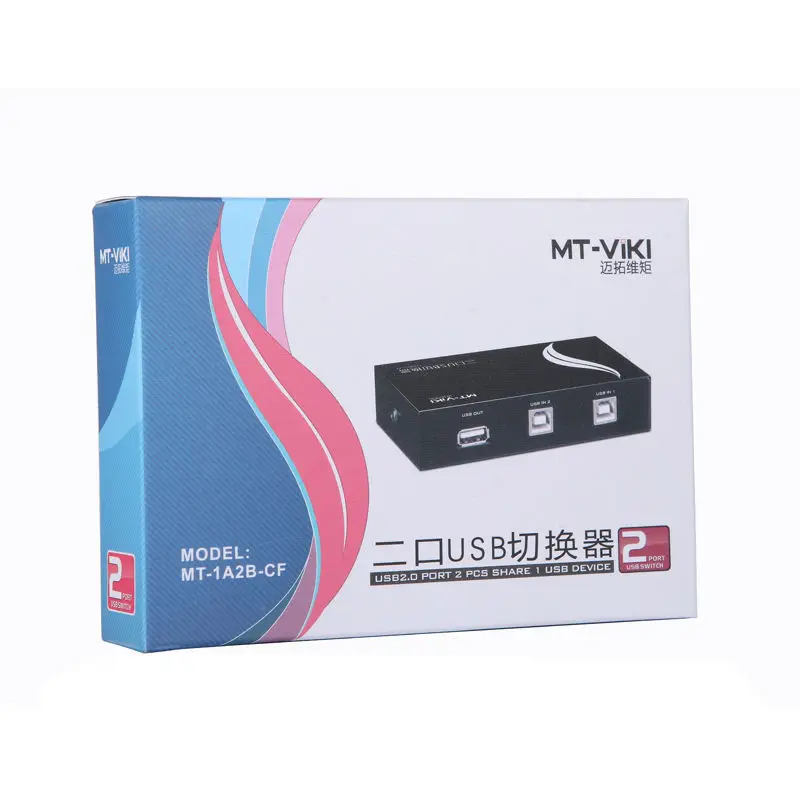MT-Viki 2 порта USB 0 Селекторный переключатель шт. 1 USB-устройство для принтера