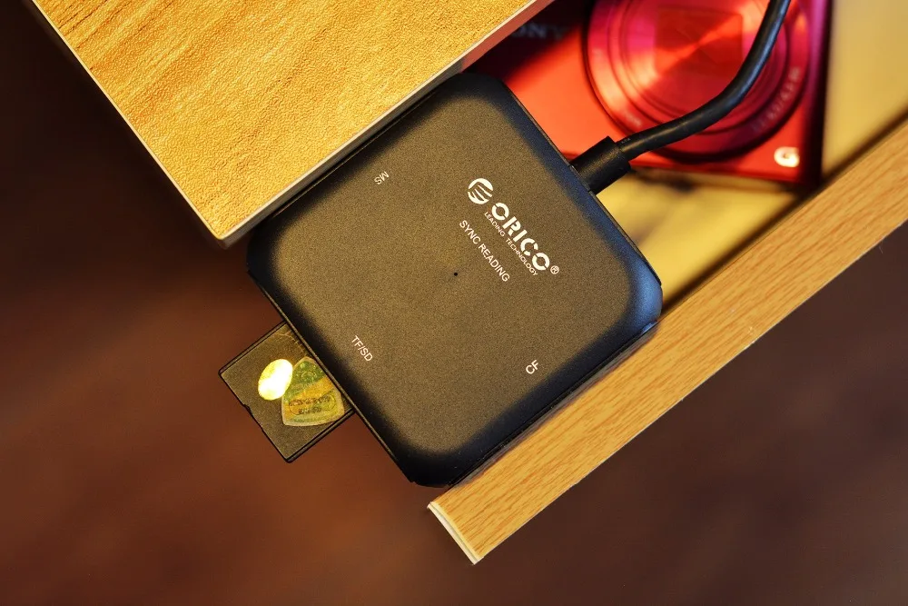 ORICO SD кард-ридер супер скорость USB 3,0 Micro SD TF кард-ридер максимальная поддержка 256 ГБ для компьютера USB 3,0 кард-ридер