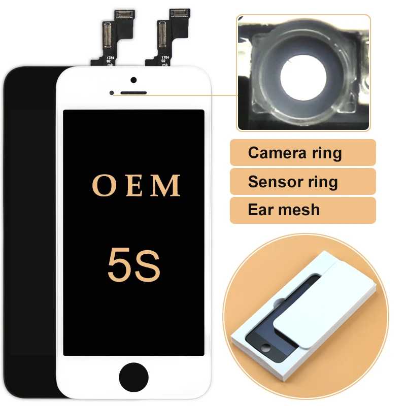 10 шт. для iPhone 5S 5C 5 LCD OEM качественный ЖК-дисплей сенсорный экран дигитайзер в сборе