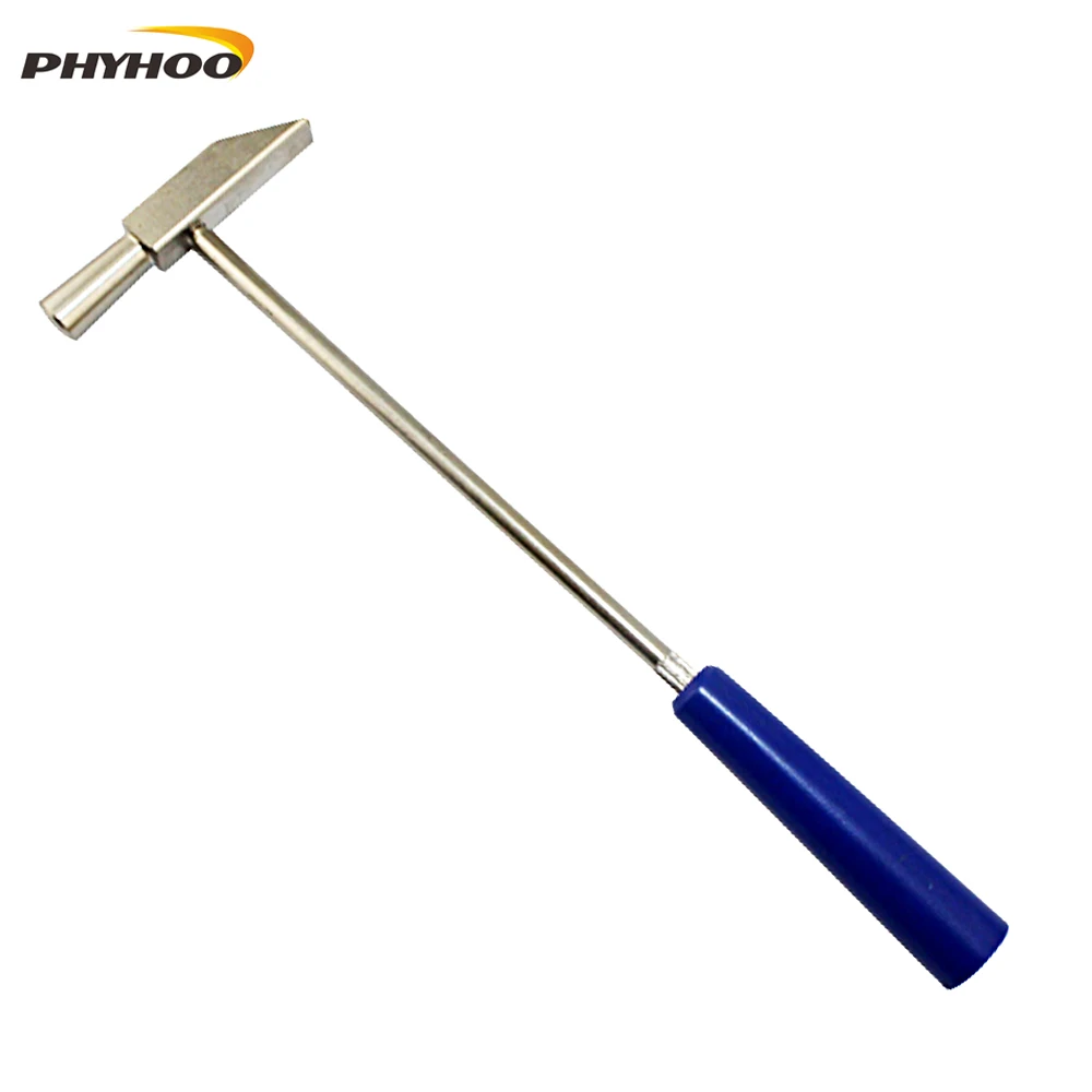 

Blue Rubber Handle Hammer/Stainless Steel Line Hammer,Mini Mallet Power Reduced Multi-purpose for Jewelry Making Repair Tools