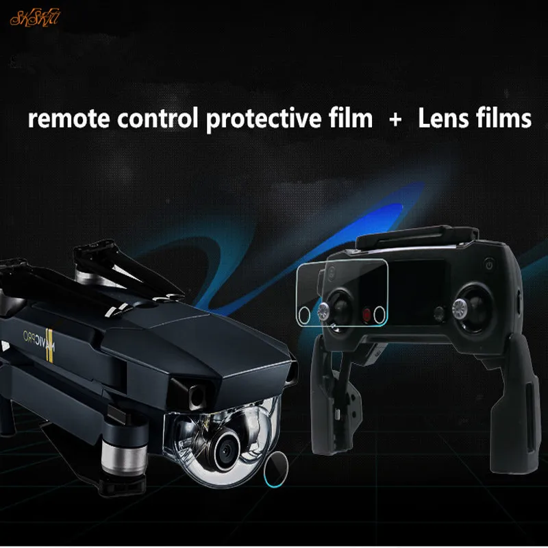 5 шт./компл. стеклянная пленка для объектива камеры Mavic Pro 3 шт. + пульт