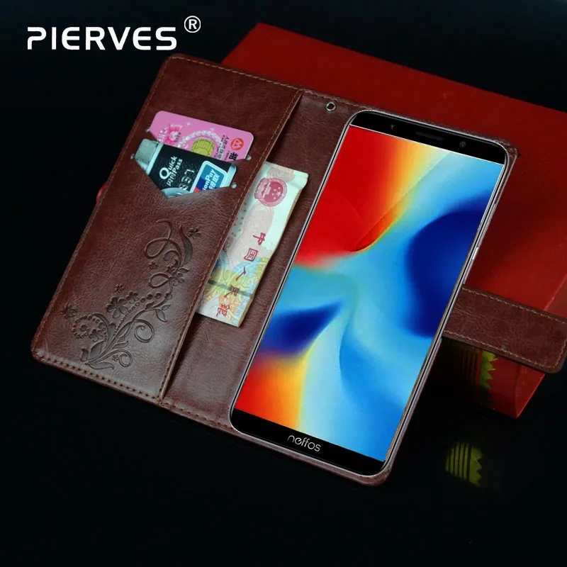 Pierves G0 Роскошные Флип PU кожаный бумажник чехол Чехол для телефона TP Link Neffos C9A|Сумки