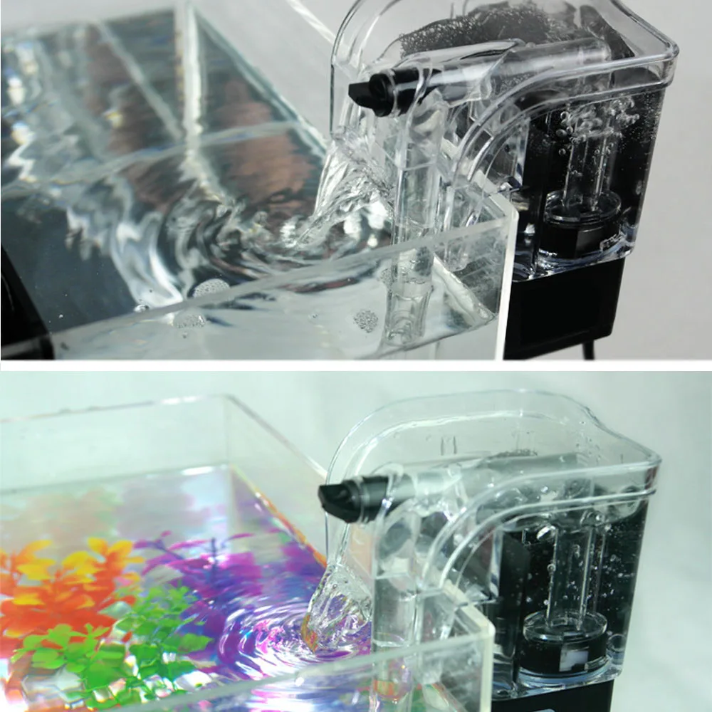 Внешний кислородный водопад с насосом фильтром для аквариума аквариумом 220 240 в