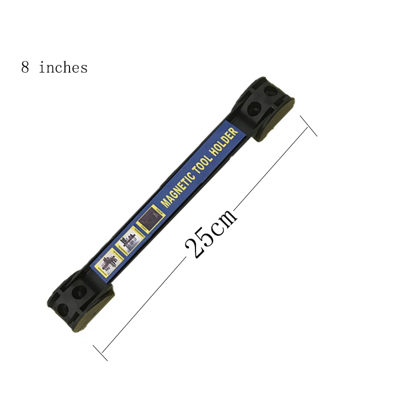 8 inches Duty " 12" 1" 24" магнитный держатель для инструментов, стойки, супер сильный металлический магнит, инструмент для хранения, органайзер, бар, отлично подходит для гаражной мастерской - Цвет: 8 inches