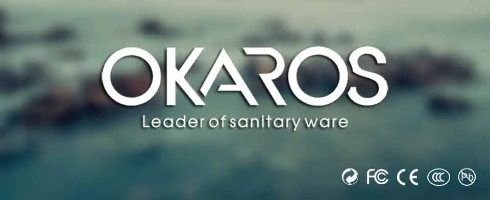 Смеситель для раковины OKAROS, смеситель для ванной комнаты, белый, черный хром, золотой кран для воды M075W