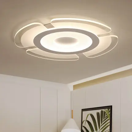 Светодиодный простой современный креативный модный Теплый круглый супер тонкий