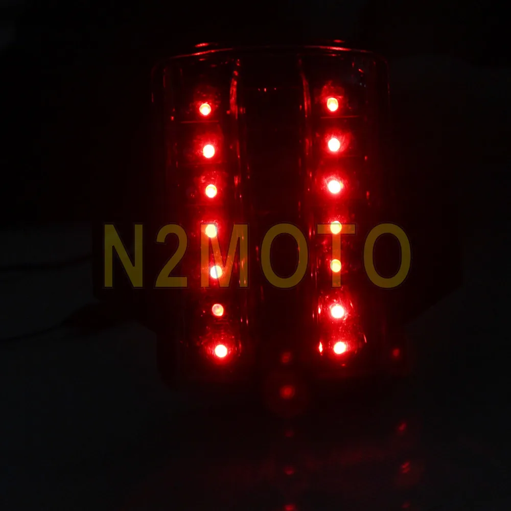 Прозрачные задние габаритные фонари мотоцикла задний стоп сигнал для SUZUKI SV 650 SV1000