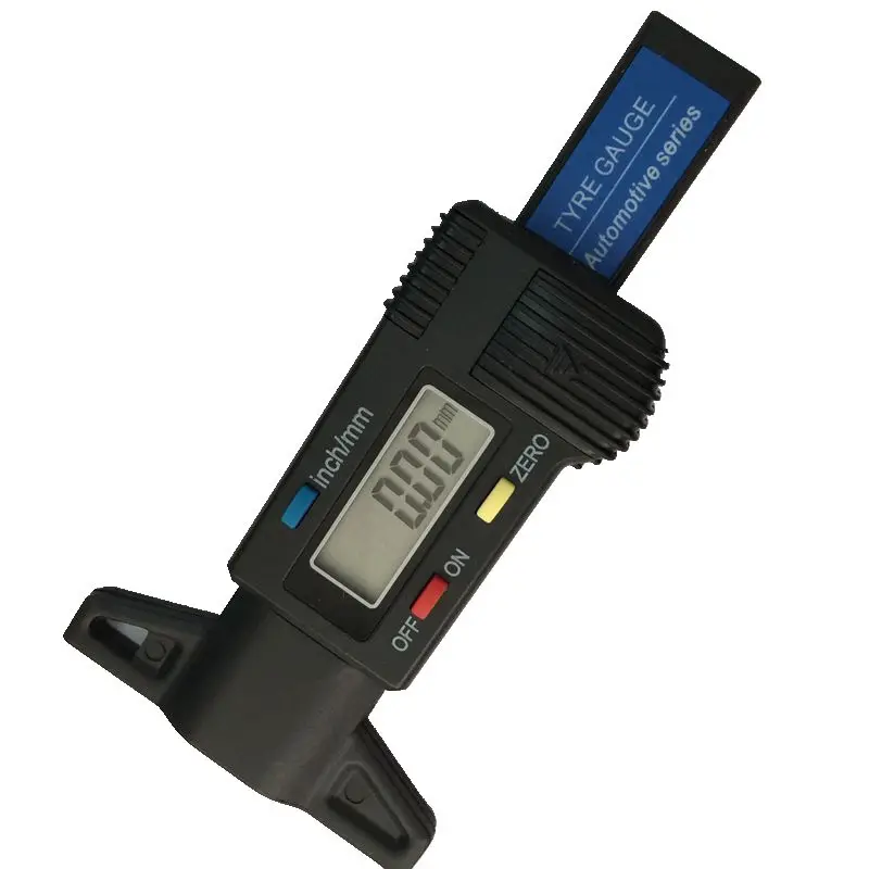 

Digital Tread Depth Gauge New Car Tyre Electronic Tread Brake Pad Shoe Gauge Depth Tester Gauge 0-25.4mm/0-1" Thickness Meter