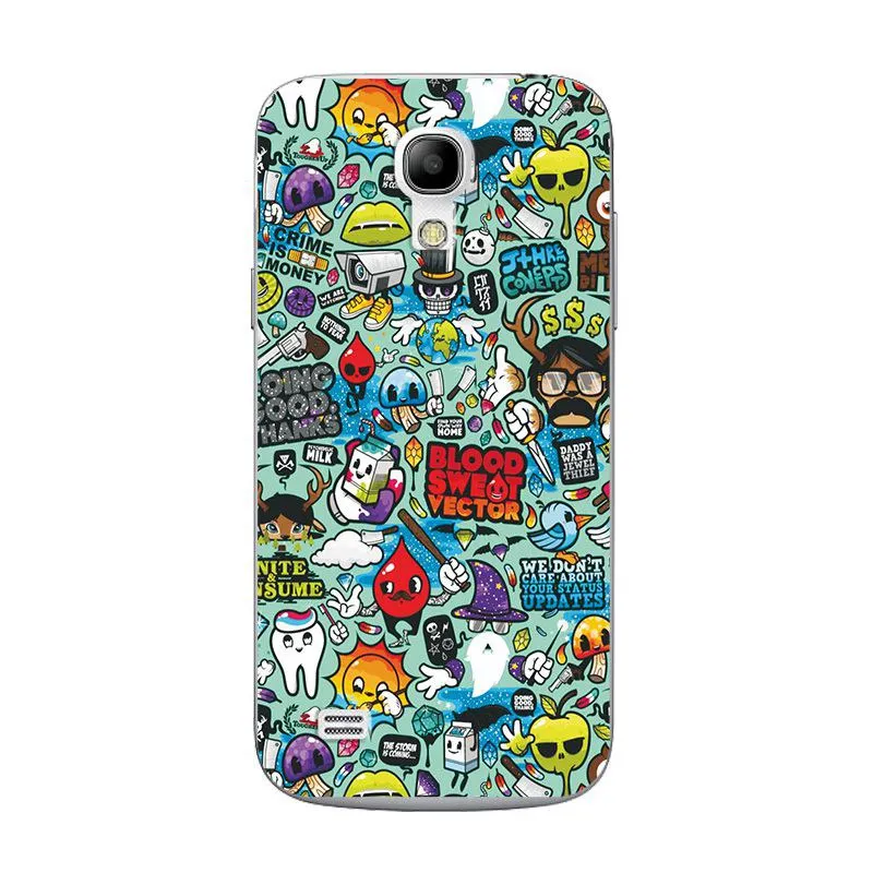 W15 Чехол для Samsung S4 Mini 4,3 '', маленький чехол с маргариткой и сердечком для Samsung Galaxy S 4 Mini I9190, чехол для задней панели телефона S4Mini, бампер - Цвет: W15