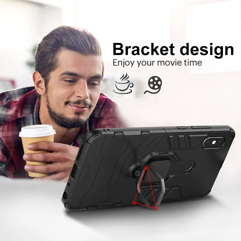 Luxury ArmorPhone Case For Huawei mate 20 lite PC Cover huawei pro Soft Anti-Fall Shockproof Full Back |