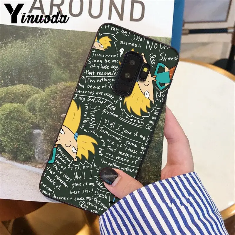 Популярный дизайн Yinuoda Hey Арнольда чехол для GALAXY s5 s6 edge plus s7 s8 s9 plus|Бамперы| |