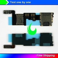 2pcslot original for samsung galaxy note 4 n910f sm n910f sim card and memory card connector flex cable free shipping