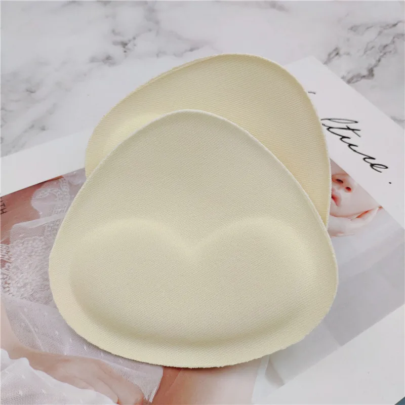 M shape Губчатые подушечки для бюстгальтера, чашечки, увеличивающие грудь, съемные вкладыши для бюстгальтера, чашечки для купальника, подкладка для бикини, хорошее качество - Цвет: M shape