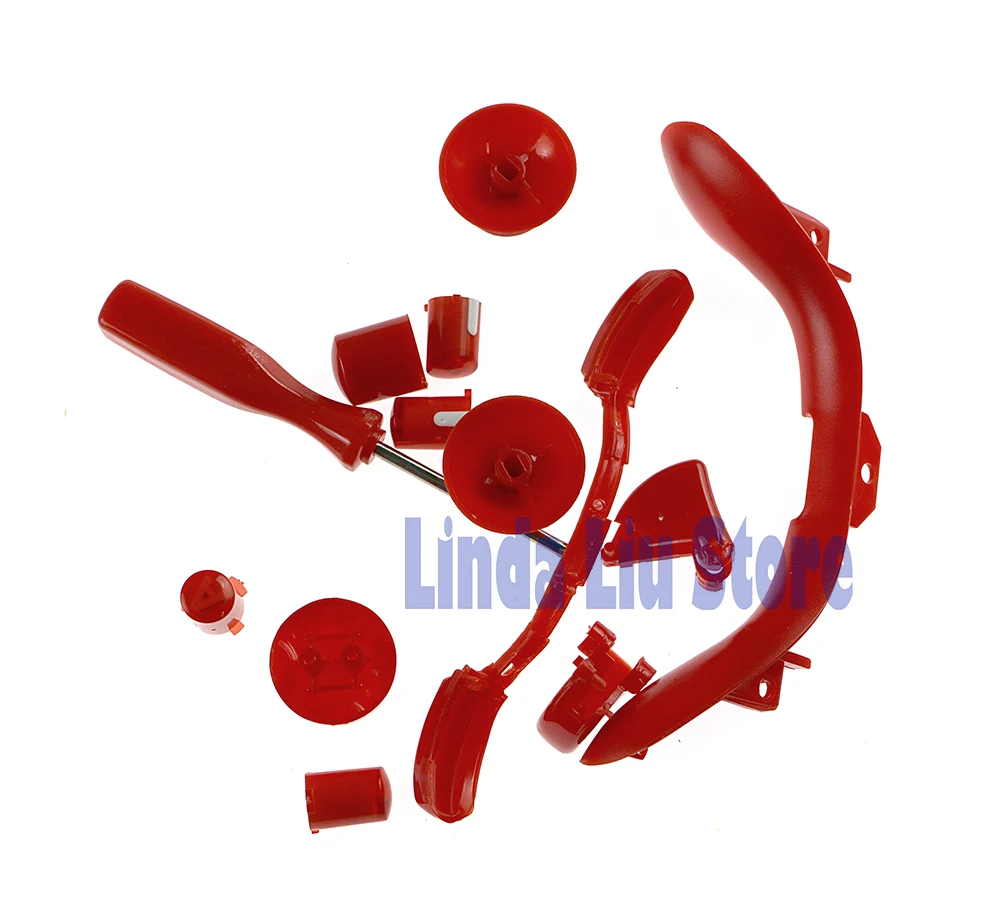 

ChengChengDianWan Full set buttons repair parts with T8 screwdriver for xbox360 wireless controller 30sets/lot