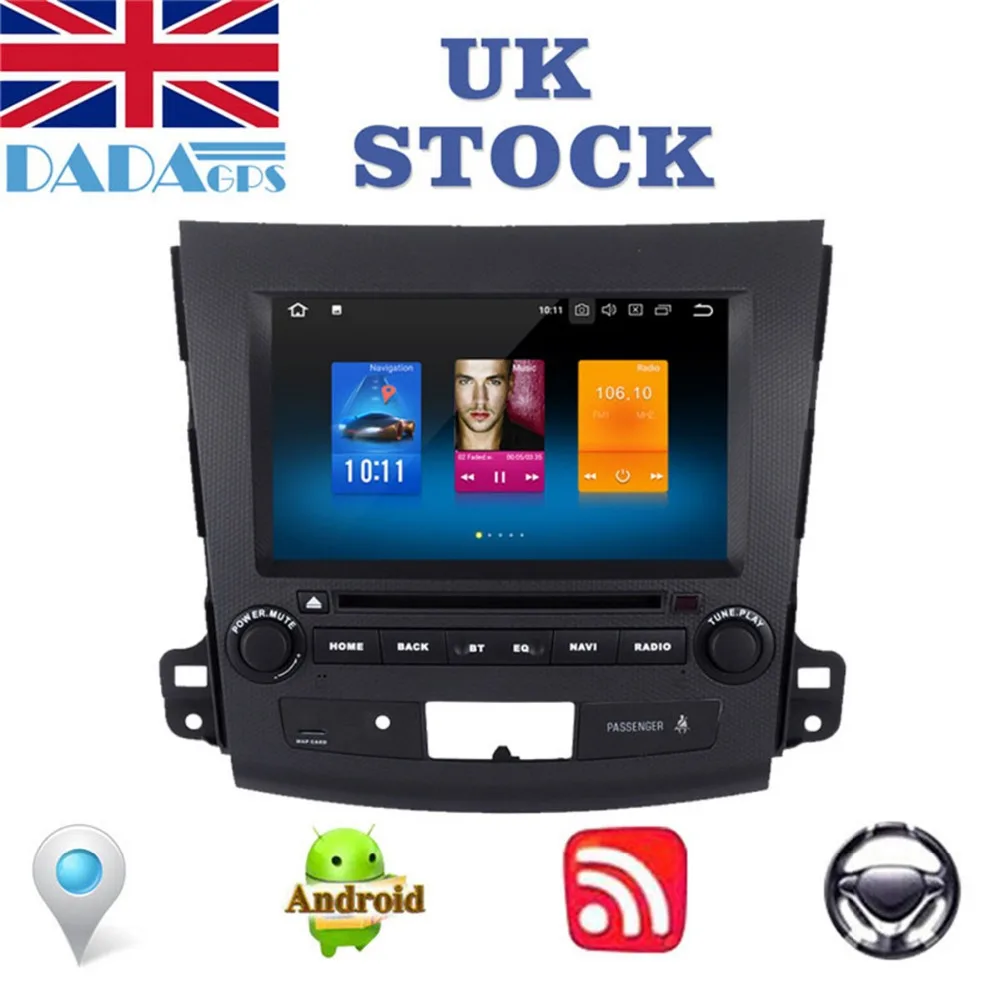 Автомагнитола 2 DIN Android 8 0 DVD плеер GPS для Mitsubishi Outlander 2006 2007 2008 2009 2010 2011 2012 Peugeot 4007