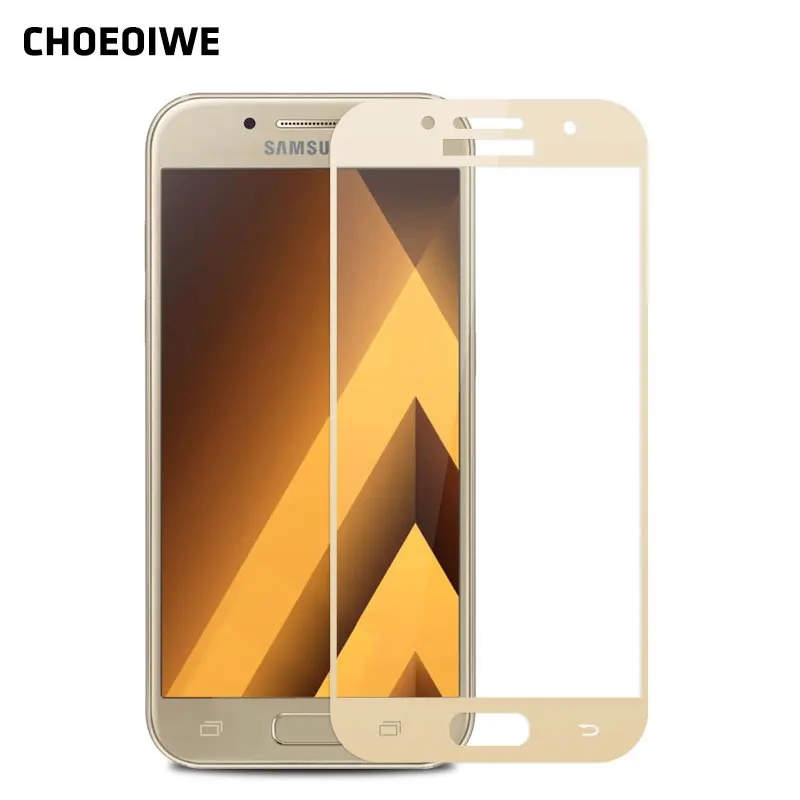 Полноэкранные Защитные пленки CHOEOIWE для Samsung Galaxy A5 2017 версия A520 A5200 A520F закаленное