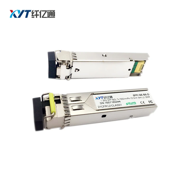 1 шт. 1Ge 1000 м 1550Tx/1310Rx LC разъем SFP модули оптический приемопередатчик 3 км с DDM|optical