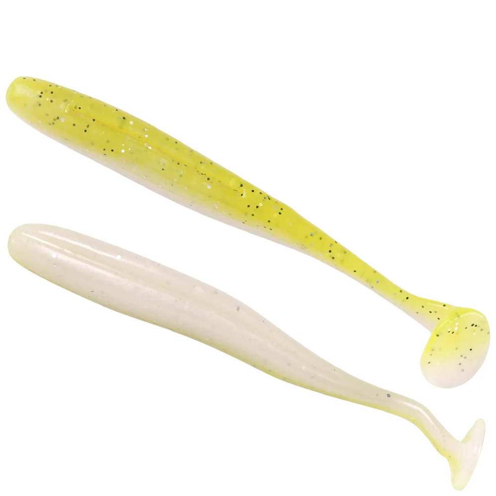 OTTESEN 90 мм 4 8 г 10 шт. рыболовные приманки наживки Easy Shiner Swimbaits силиконовая Т Мягкая