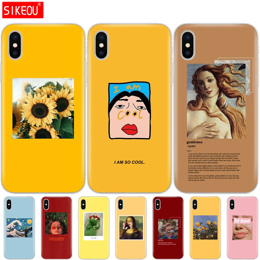Чехол для Iphone 6X8 7 6s 5 5S SE Plus 10 мягкий силиконовый чехол телефона apple модный