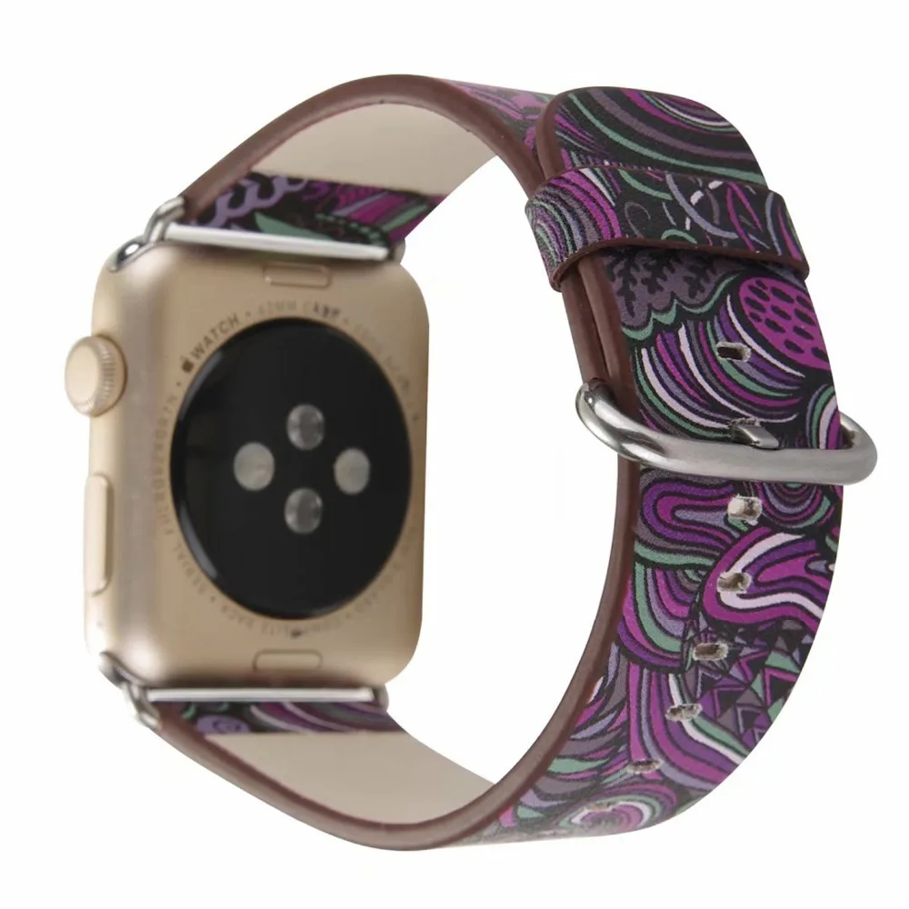 Кожаный ремешок для наручных часов apple watch 38/42 мм браслет женский личности мужские