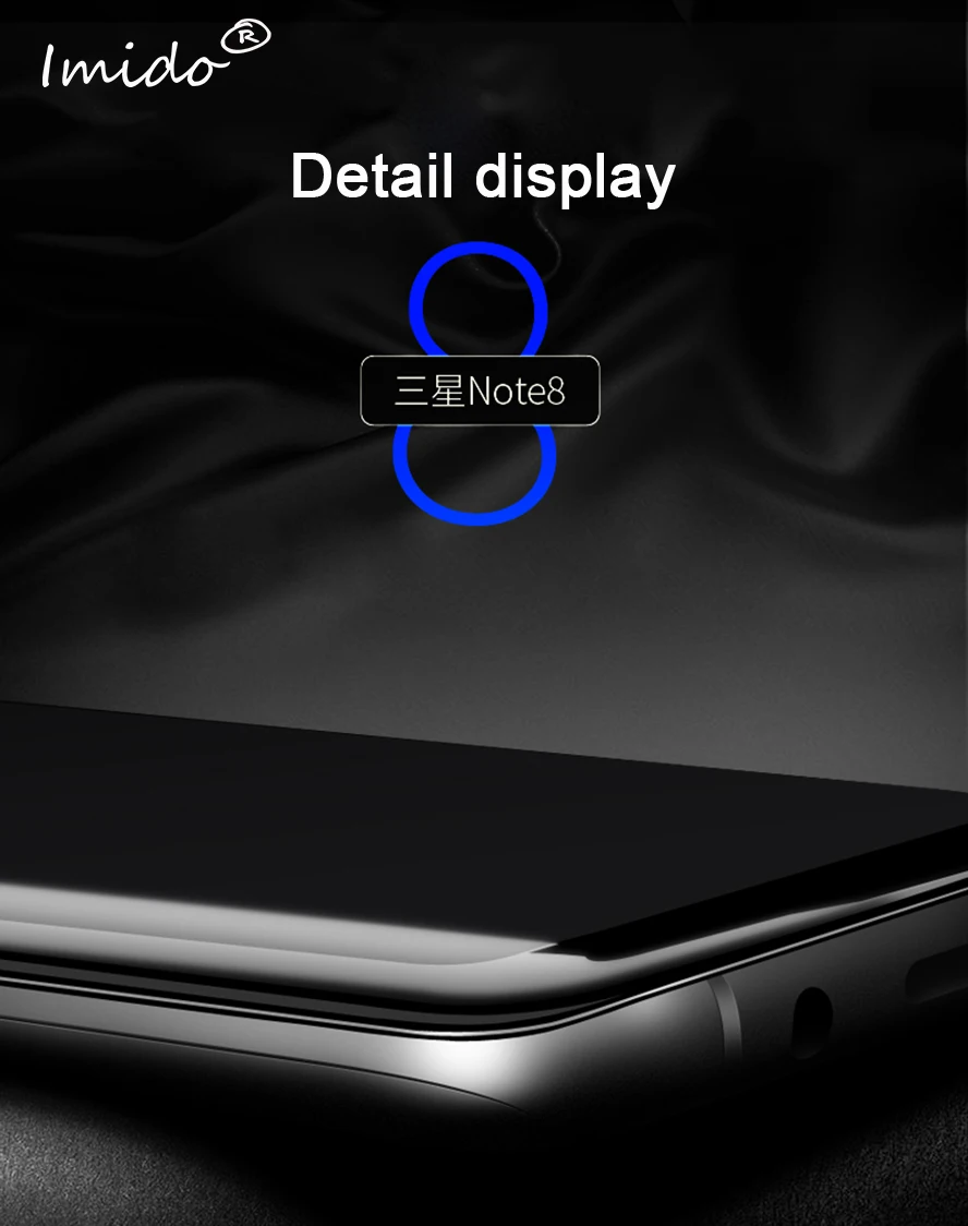 Связями 3D изогнутое закаленное Высокопрочное Стекло для Samsung Note 8 Экран протектор