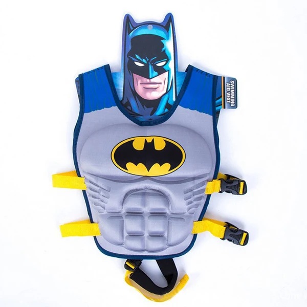 Batman Детский спасательный жилет, плавающий жилет, детский купальный костюм для мальчиков, солнцезащитный, плавающий, мощный, аксессуары для бассейна, кольцо, дрейфующее на лодках - Цвет: Batman