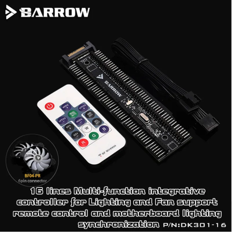

Barrow DK301-16, 16-way Controllers, Full Function LRC2.0 5V RGB Controller, Can Synchronization 5V RGB Motherboard