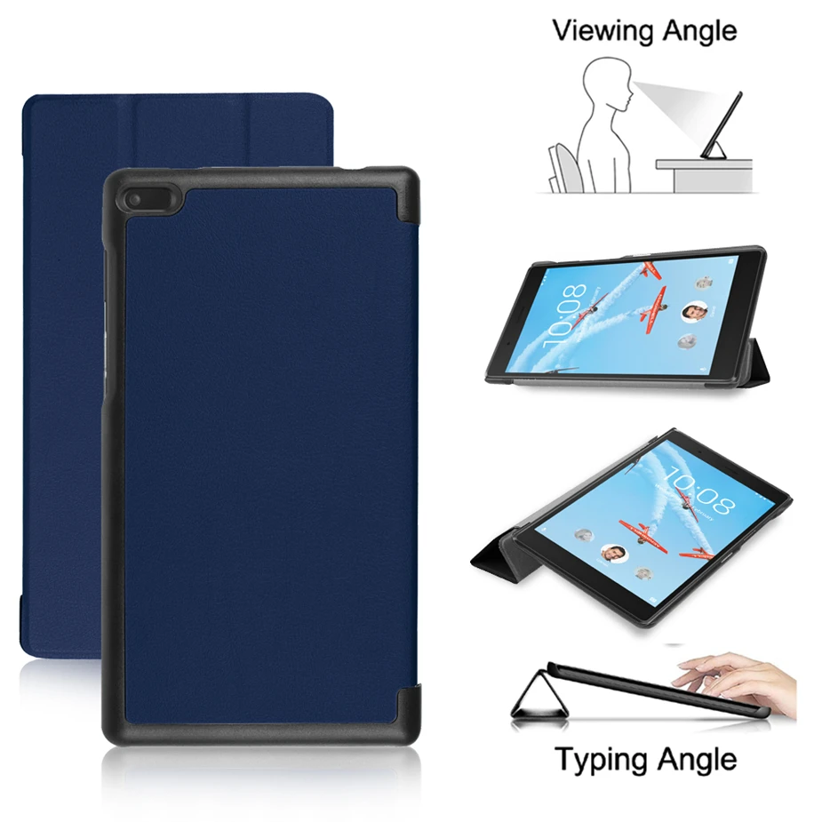 Тонкий защитный чехол для планшета Lenovo Tab 7 Essential TB 7304F 7304I 7304X|Чехлы планшетов и