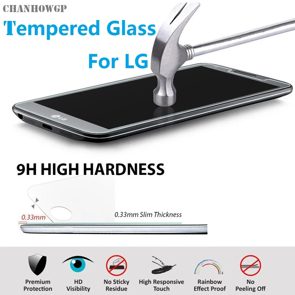 Защитное стекло закаленное 9H для LG G3 G4 G5 G6 Q6 Q6a Plus Stylus 2 Stylo2 X Power K8 K10 LTE | Мобильные