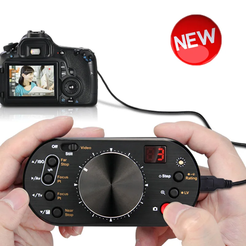Новинка Aputure V-Control II UFC-1S USB пульт дистанционного управления для Canon 5D Mark III 70D 7D 60D 650D