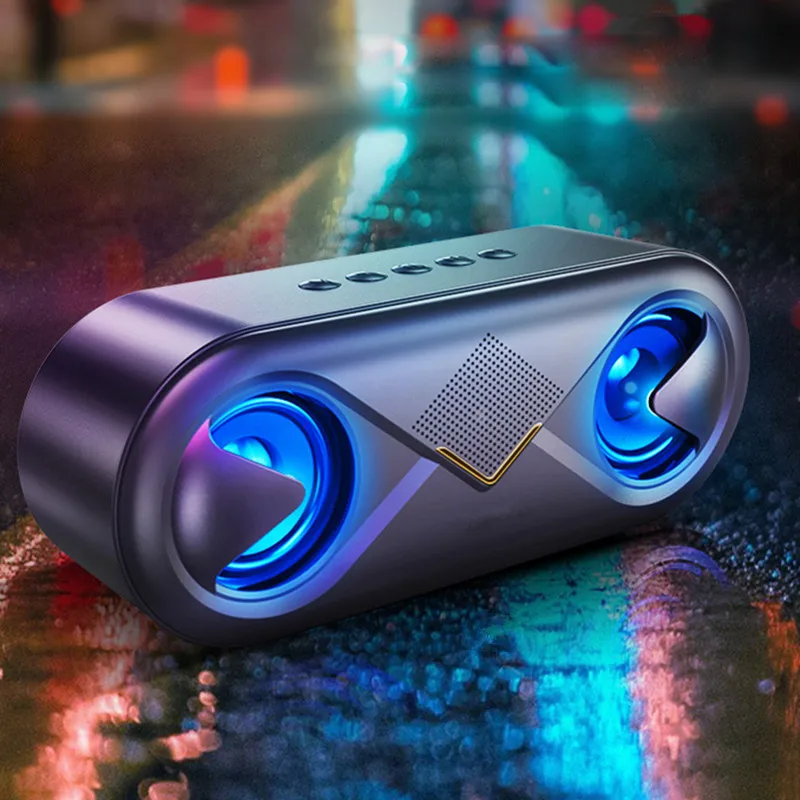 Bluetooth 5 0 динамик портативные беспроводные стереоколонки Hi Fi громкий открытый